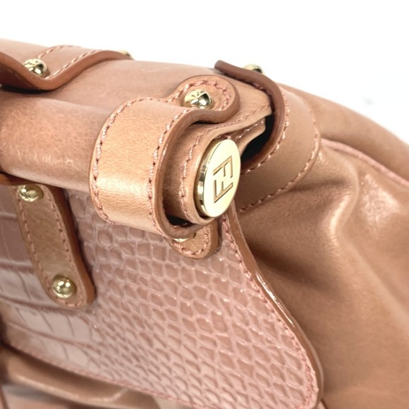 FENDI Pink Leather Tote Bag - Picture 9 of 16